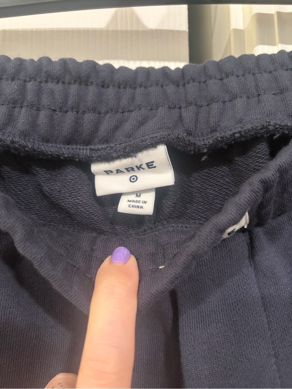 Parke Women’s Medium Navy Lounge Pants - Picture 3 of 4